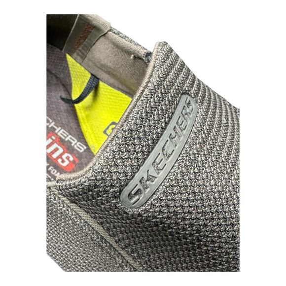 SKECHERS MENS SLIP INS- PARSON-RALVEN TAUPE SLIP ON SHOES 12 CASUAL COMFORTABLE - Picture 8 of 11